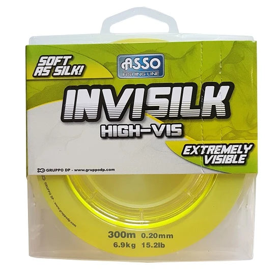 Fir Asso Invisilk Yellow 0.20mm 300m