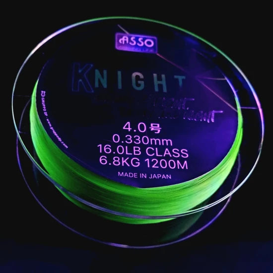 Fir Asso Knight Fluorescent Chartreuse,1200m, 0.260mm, 2.5kg