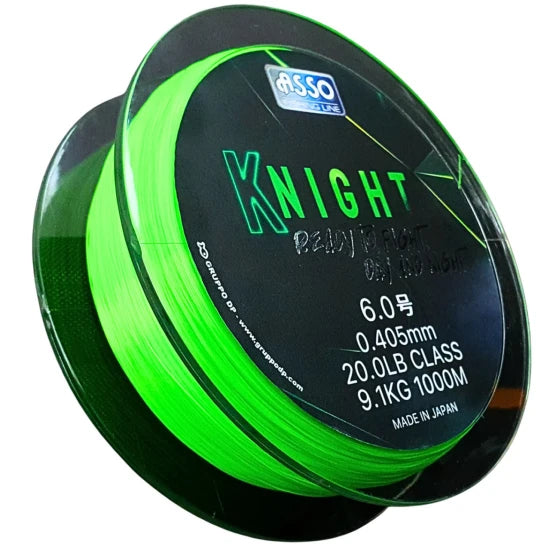 Fir Asso Knight Fluorescent Chartreuse,1200m, 0.405mm, 9.1kg