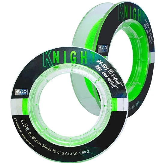 Fir Asso Knight Fluorescent Chartreuse, 300m, 0.218mm, 3.2kg