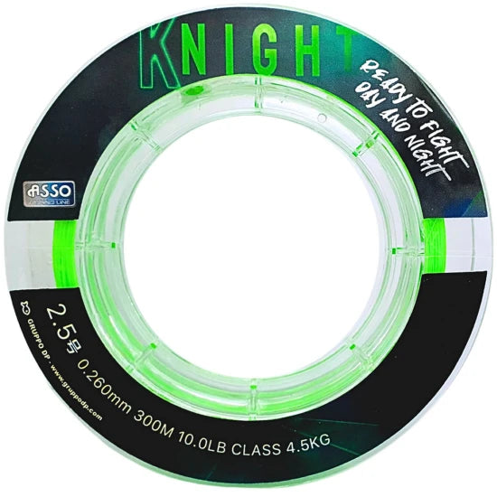 Fir Asso Knight Fluorescent Chartreuse, 300m, 0.218mm, 3.2kg