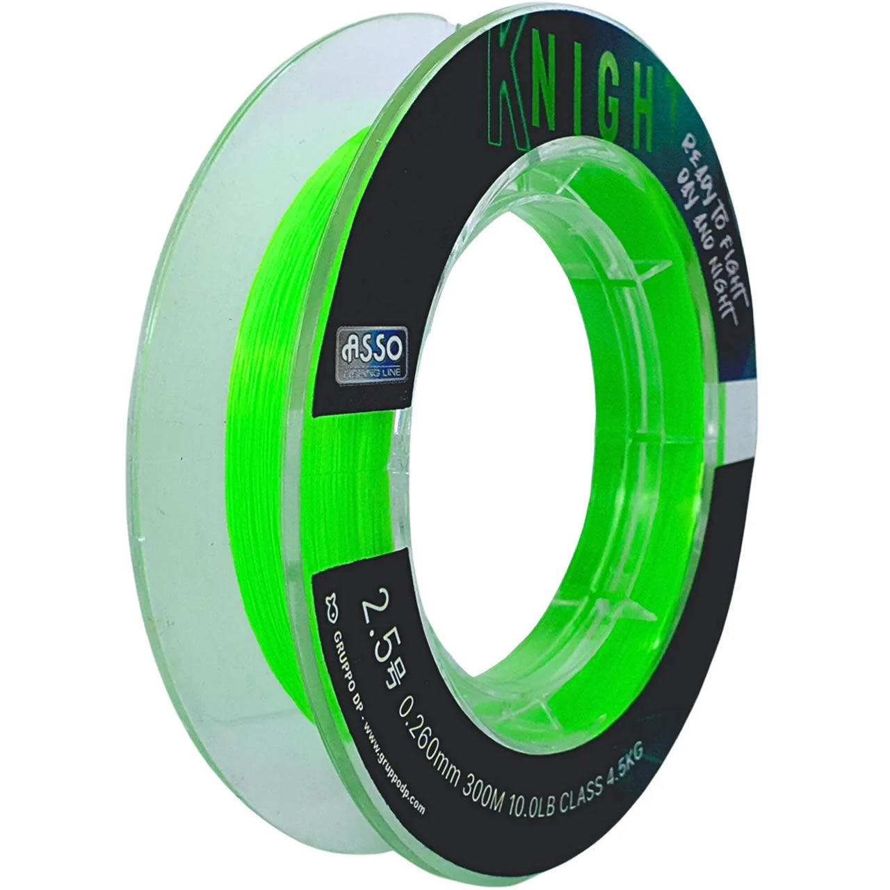 Fir Asso Knight Fluorescent Chartreuse, 300m, 0.310mm, 6.4kg