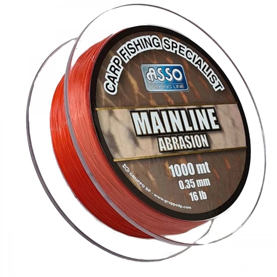 Fir Asso Mainline Abrasion Red 0.30mm 1000m