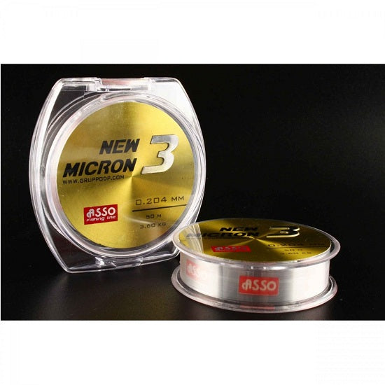 Fir Asso New Micron 3 Clear 0.204mm 100m 3.6kg