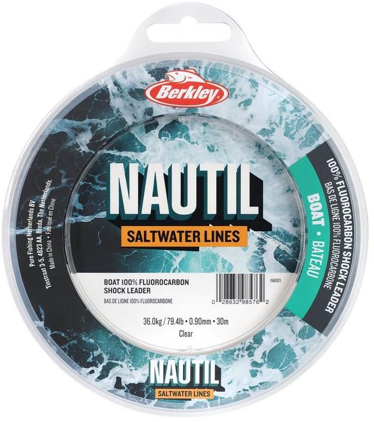 Fir Berkley Nautil Boat Shockleader, 29kg, 0.80mm, 30m