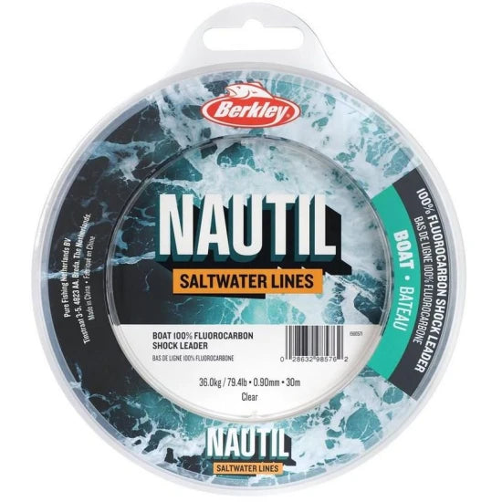 Fir Berkley Nautil Boat Shockleader, 36kg, 0.90mm, 30m
