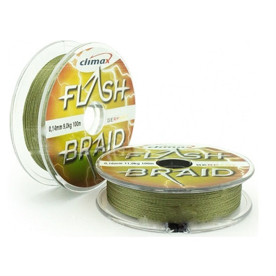 Fir Climax Flash Braid Verde Olive 0.80mm 100m