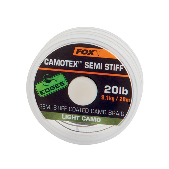 Fir Cu Camasa Fox Camotex Semi Stiff 20lb 9,1kg 20m
