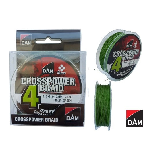Fir DAM Crosspower 4 Braid 0.13mm 110m