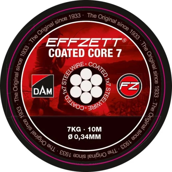 Fir Dam Effzett Coated Core 7 Steeltrace, 7kg, 10m