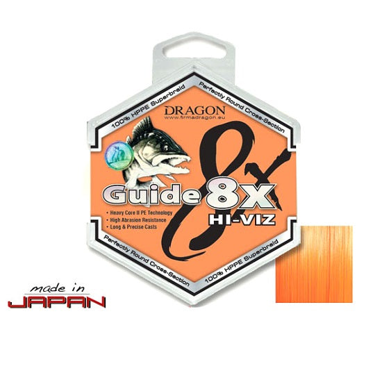 Fir Dragon GUIDE 8X Hi-Viz Braid 0.15mm / 12.9kg / 150m