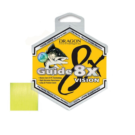 Fir Dragon GUIDE 8X VISION Braid 10.70 kg/0.12mm/Yellow Fluo