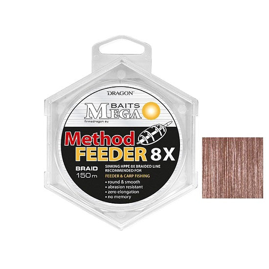 Fir Dragon MegaBaits Method Feeder 8X Sinking 0.12mm / 12.6kg / 150m