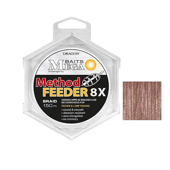 Fir Dragon MegaBaits Method Feeder 8X Sinking 0.14mm / 14.7kg / 150m