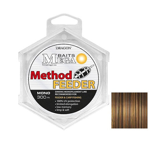 Fir Dragon MegaBaits Method Feeder Sinking 0.30mm / 8.1kg