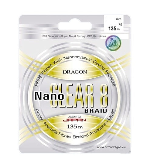 Fir Dragon NanoClear 8 Toray 135m 0.06mm / 5.4kg / transparent