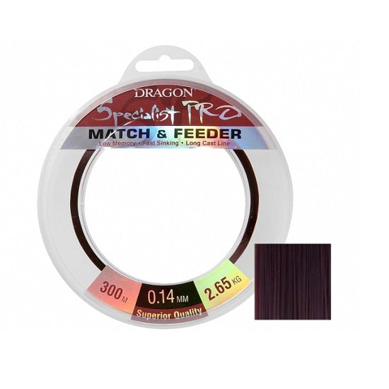 Fir Dragon Specialist PRO Match &amp; Feeder Line 300m 0.18mm - 4.75kg