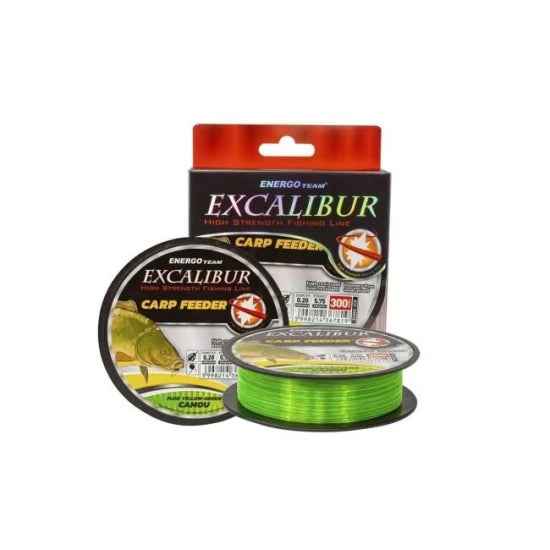 Fir Energoteam Excalibur Feeder Fluo Galben-verde Camou 300m 0.35mm