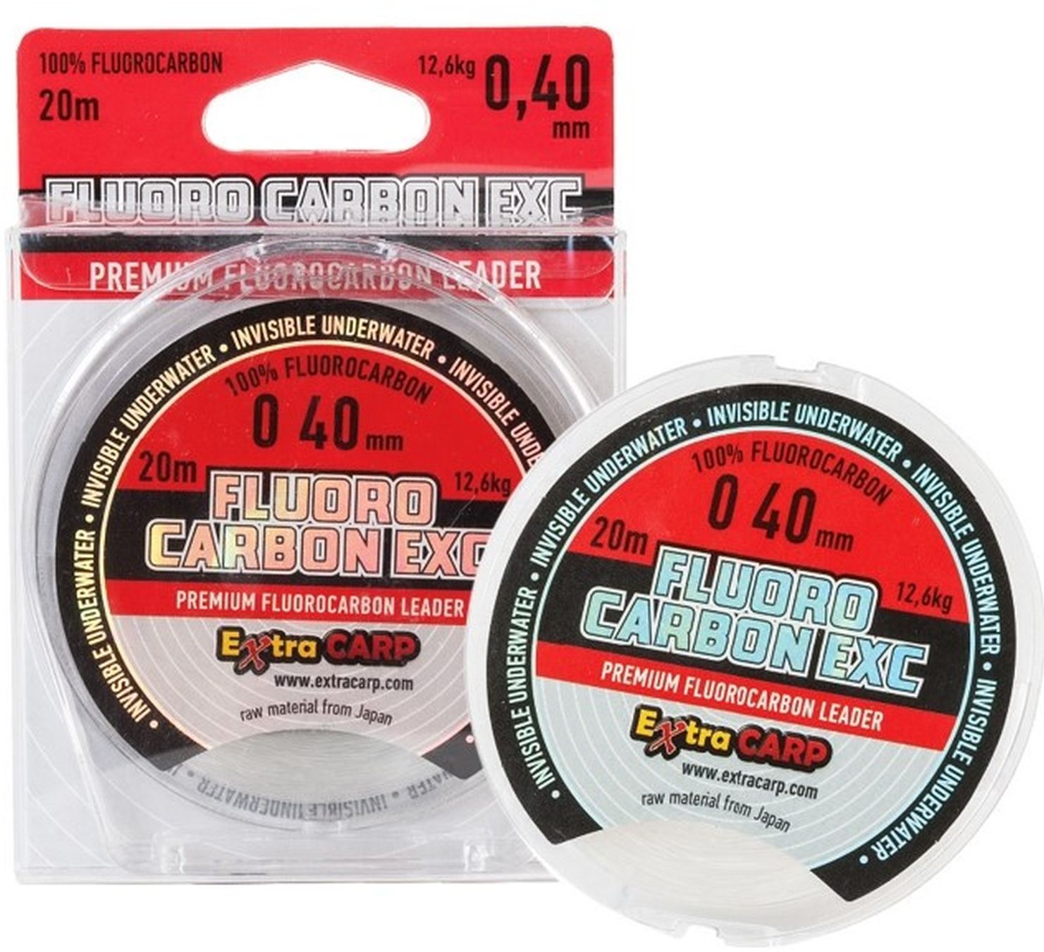 Fir Extra Carp Fluorocarbon EXC, Transparent, 8.1kg, 0.31mm, 20m