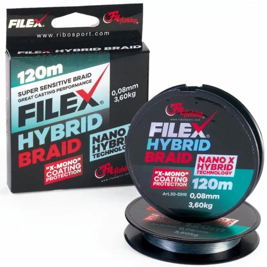 Fir Filex Nano Hybrid Braid, 0.10mm, 4.90kg, 120m