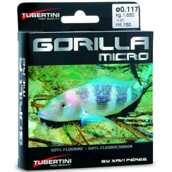 Fir Fluorocarbo Tubertini Gorilla Micro, 4kg, 0.165mm, 150m