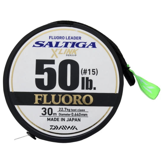 Fir Fluorocarbon Daiwa Saltiga Fc Leader X Link 0.28mm, 12lbs, 30m