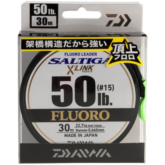 Fir Fluorocarbon Daiwa Saltiga Fc Leader X Link 0.70mm, 60lbs, 30m