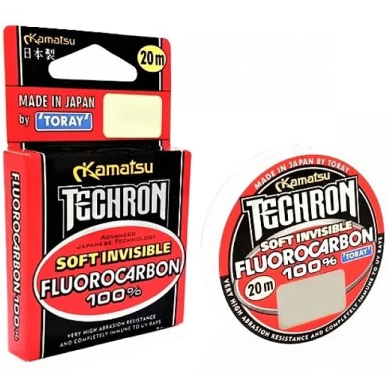 Fir Fluorocarbon Kamatsu Techron Soft, Invisible, 20m, 0.209mm, 3.18kg