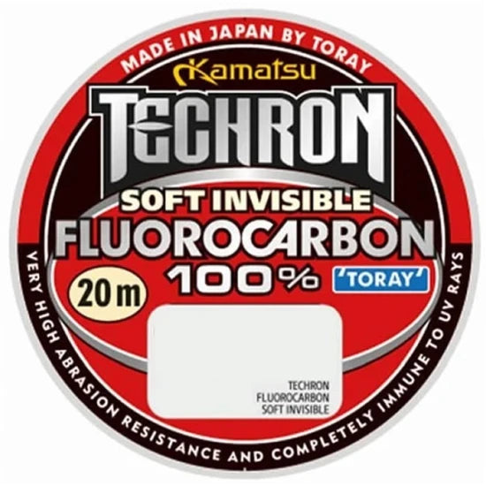 Fir Fluorocarbon Kamatsu Techron Soft, Invisible, 20m, 0.377mm, 8.75kg