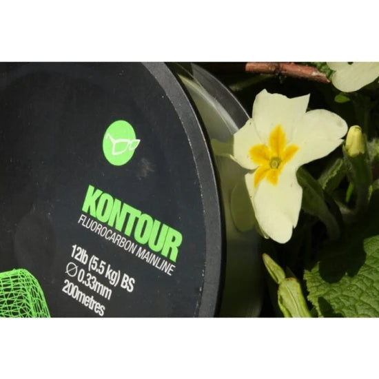 Fir Fluorocarbon Korda Kontour, Clear, 0.33mm, 12lbc, 200m