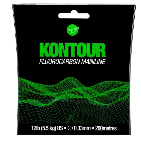 Fir Fluorocarbon Korda Kontour, Trasparent, 0.35mm, 200m