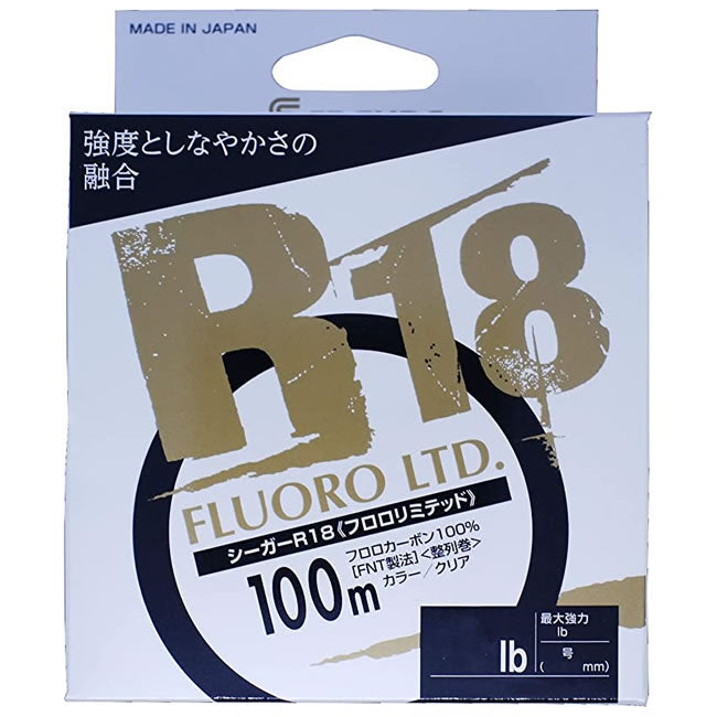 Fir Fluorocarbon Seaguar R18 100m, 0.165mm, 1.8kg