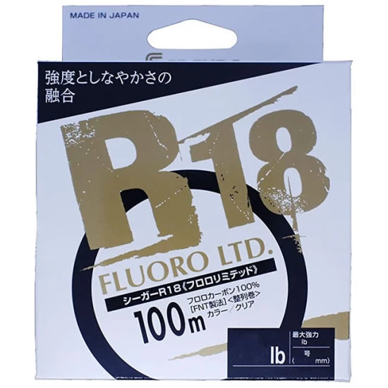 Fir Fluorocarbon Seaguar R18 100m, 0.165mm, 1.8kg