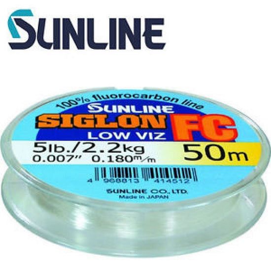 Fir Fluorocarbon Sunline Siglon FC Low Viz 0.290mm  50m
