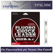 Fir Fluorocarbon Yamatoyo Ptr. Strune Famell Clear, 30m, 0.70mm (60lb)