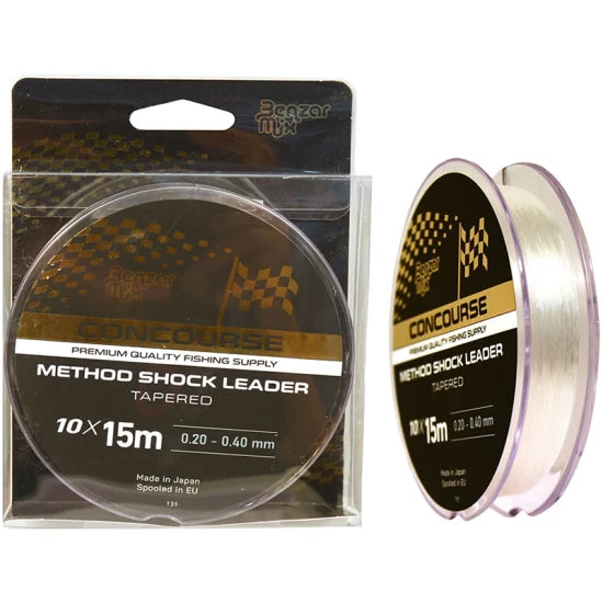 Fir Inaintas Conic Benzar Mix Fluorocarbon Method Leader 0.20-0.50mm, 10x15m