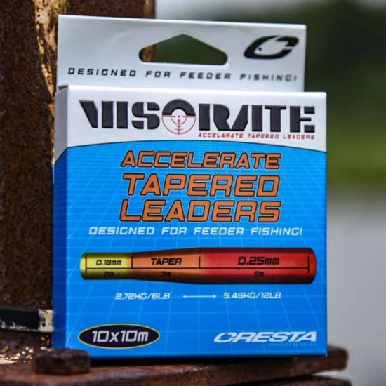 Fir Inaintas Conic Cresta Visorate Accelerate Tapered Leaders 0.18-0.25mm, 10x10m