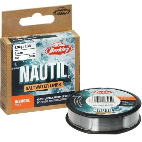 Fir Inaintas Fluorocarbon Berkley Nautil Fc Leader, 50m, 0.25mm, 4.2kg