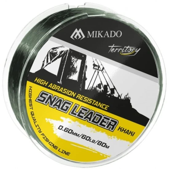 Fir Inaintas Mikado Shock Leader Snag, Khaki, 45lbs, 0.50mm, 80m