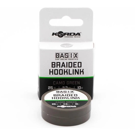 Fir Korda Basix Braided Hooklink 25lb/10m