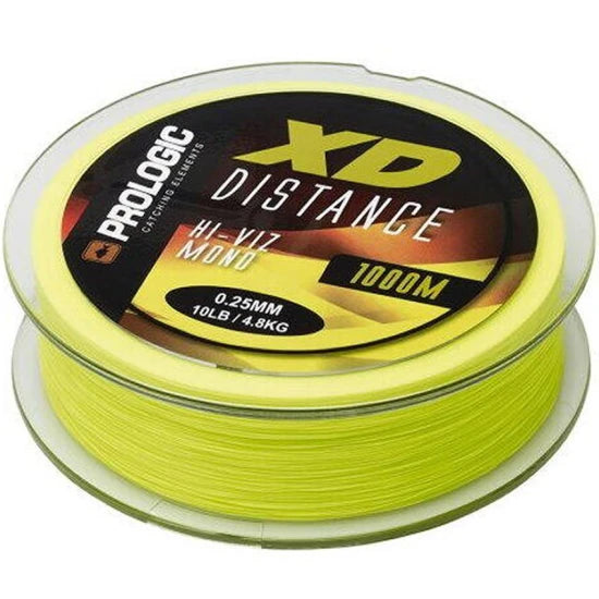 Fir Monifilament Prologic Xd Distance Mono Hi-viz, Yellow, 1000m, 0.28mm, 5.6kg