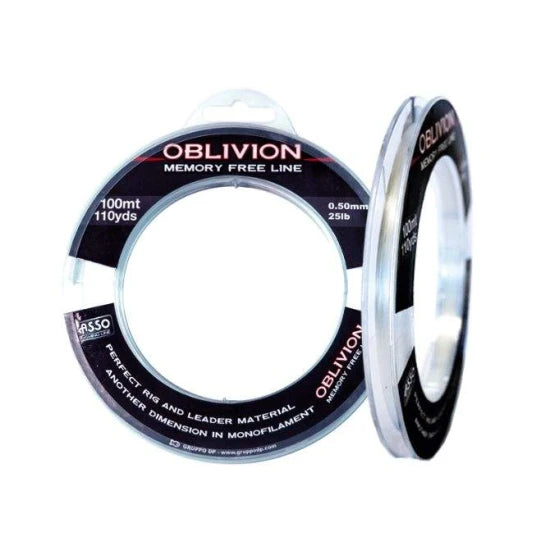 Fir Monofilament Asso Oblivion Shock Leader, 0.60mm, 100m, Transparent