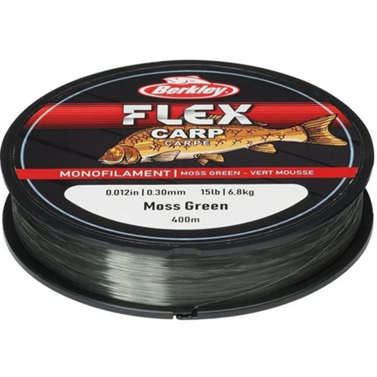 Fir Monofilament Berkley Flex Carp, Moss Green, 500m, 0.25mm, 4.80kg