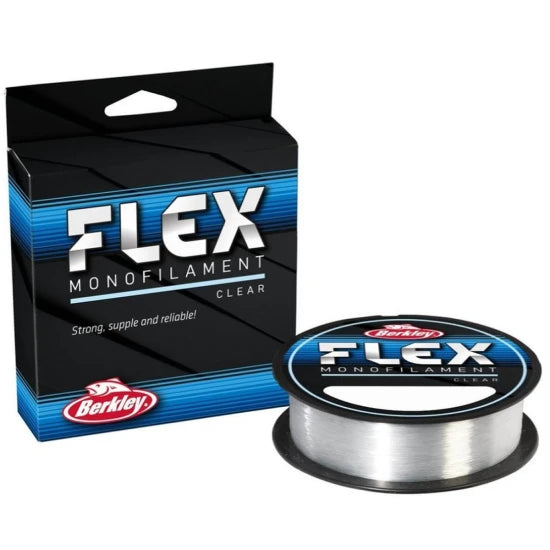 Fir Monofilament Berkley Flex Mono, Transparent, 0.18mm, 2.5kg, 300m