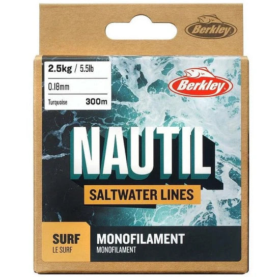 Fir Monofilament Berkley Nautil, Turquoise, 4kg, 0.22mm, 600m