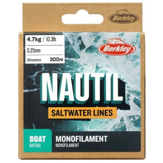 Fir Monofilament Berkley Nautil, Ultra Marine, 4.9kg, 0.25mm, 600m