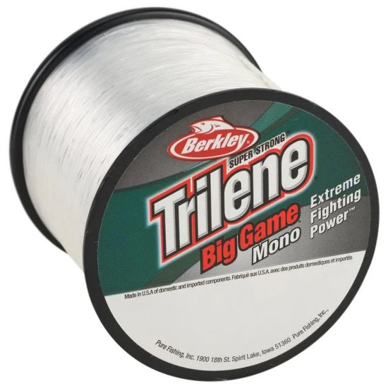 Fir Monofilament Berkley Trilene Big Game Supreme, Transparent, 0.48mm, 2285m
