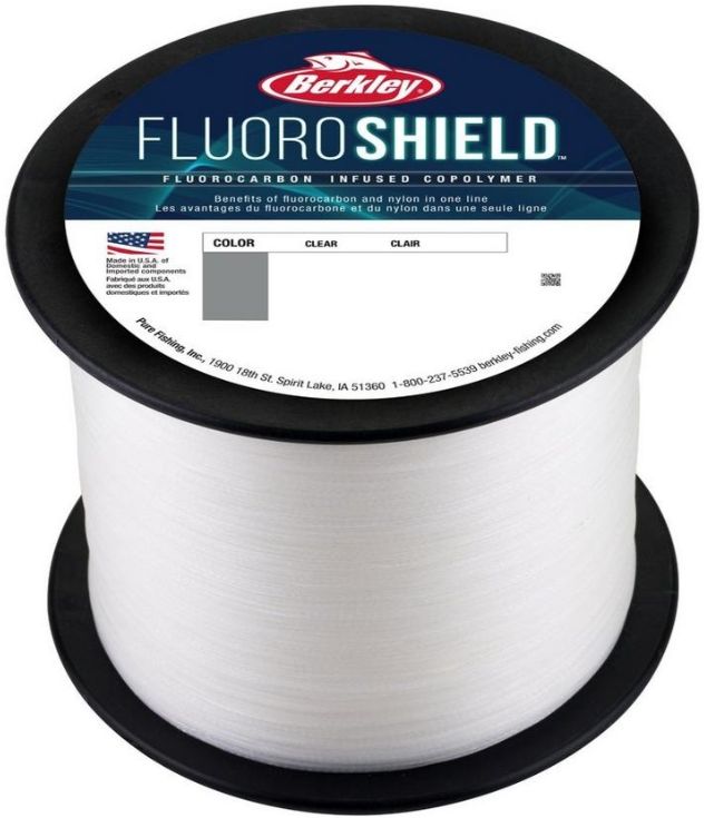 Fir Monofilament Berkley Fluoro Shield, Clear, 7.7kg, 0.38mm, 2743m
