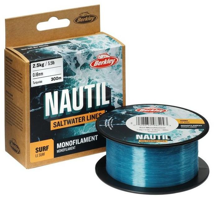 Fir Monofilament Berkley Nautil, Turquoise, 6.6kg, 0.30mm, 600m