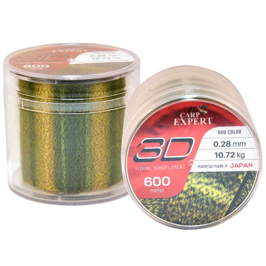 Fir Monofilament Carp Expert 3d, Camo, 600m, 0.28mm